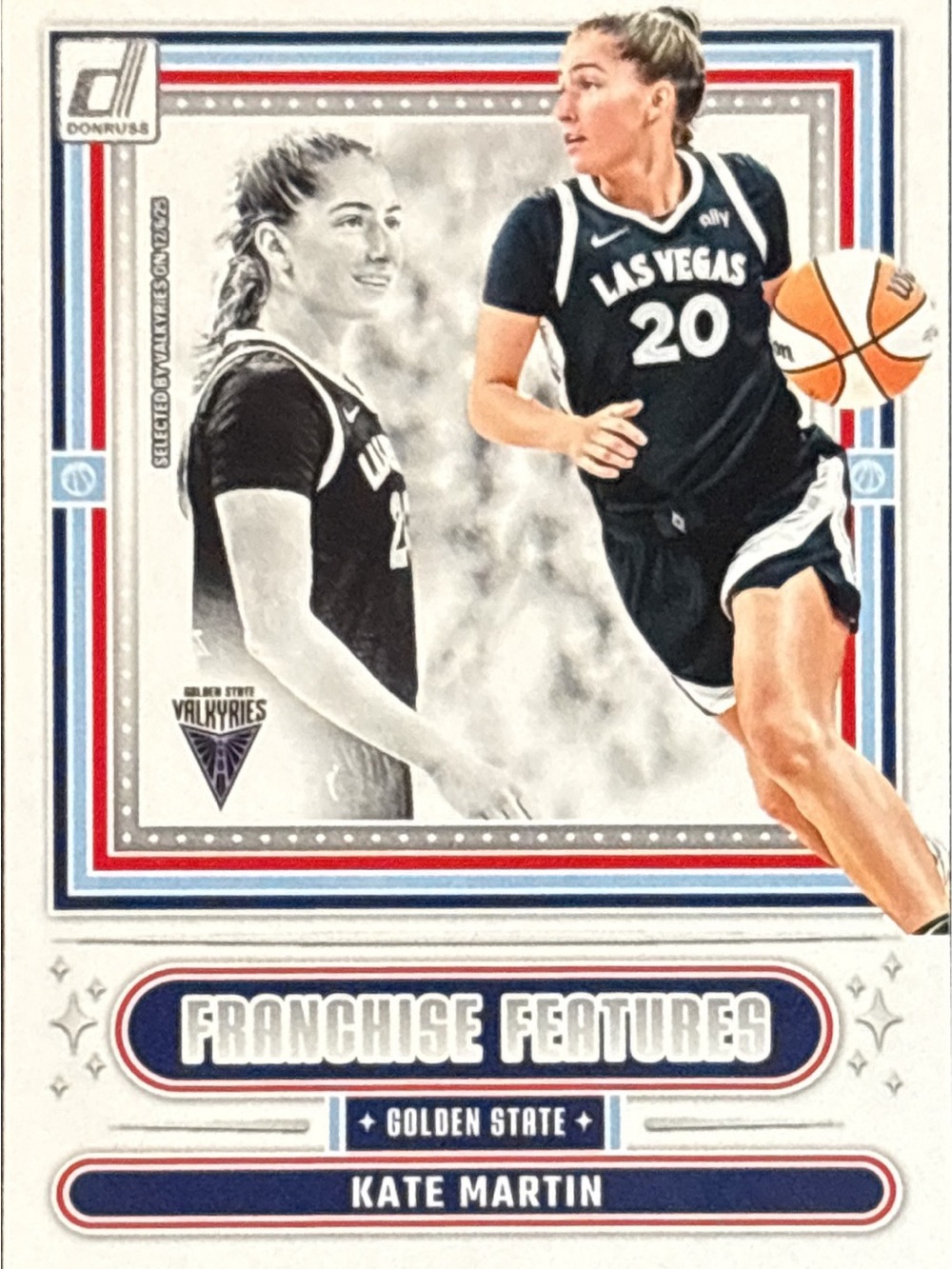 Panini Donruss Kate Martin Franchise Features Basketball Trading Card